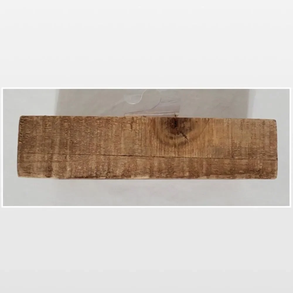 New Kathy Wood Sign Home Harvest Blessings Brown White Painted NWT